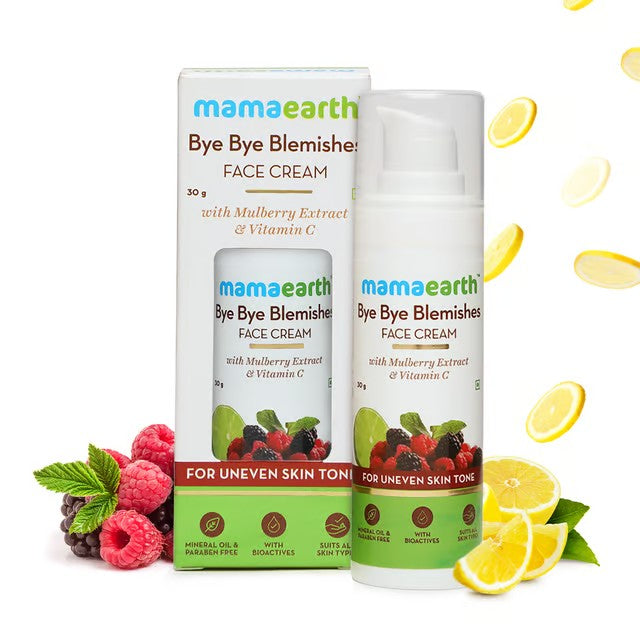 Bye Bye Blemishes Face Cream for Reducing Pigmentation and Blemishes with Mulberry Extract and Vitamin C -30ml