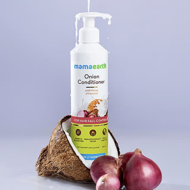 Onion Conditioner for Hair Growth and Hair Fall Control with Onion and Coconut, 250ml