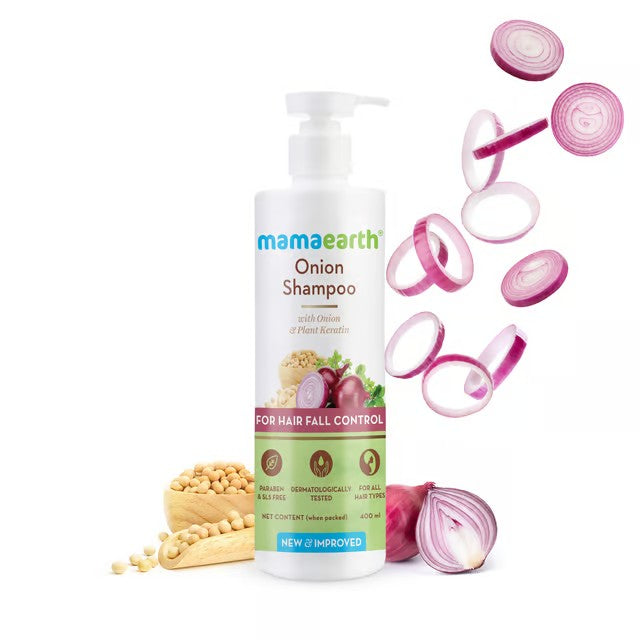 Onion Shampoo with Onion & Plant Keratin for Hair Fall Control - 250ml Reduces Hair Fall | Strengthens Hair |Softens Hair