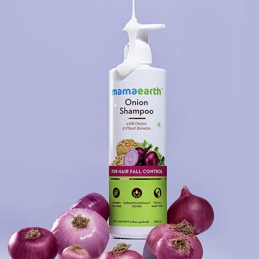 Onion Shampoo with Onion & Plant Keratin for Hair Fall Control - 250ml Reduces Hair Fall | Strengthens Hair |Softens Hair