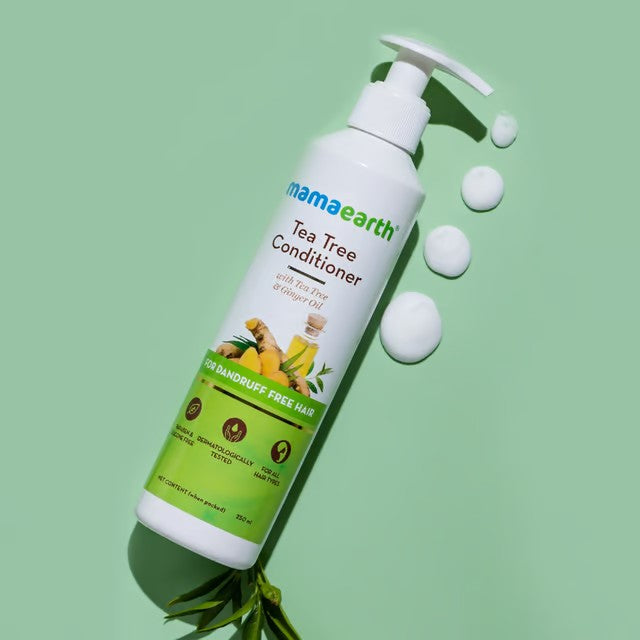 Tea Tree Conditioner with Tea Tree and Ginger Oil for Dandruff Free Hair 250ml