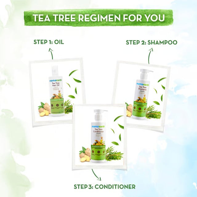 Tea Tree Shampoo for Dandruff Free Hair - 250ml